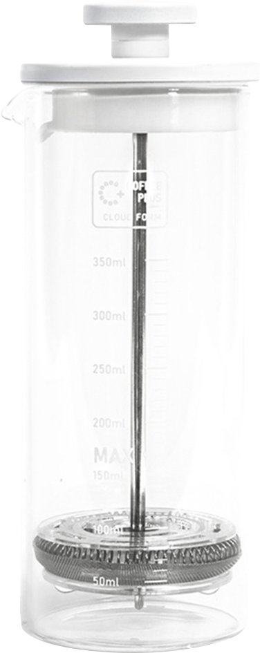 Manual Milk Frother- black 450ml