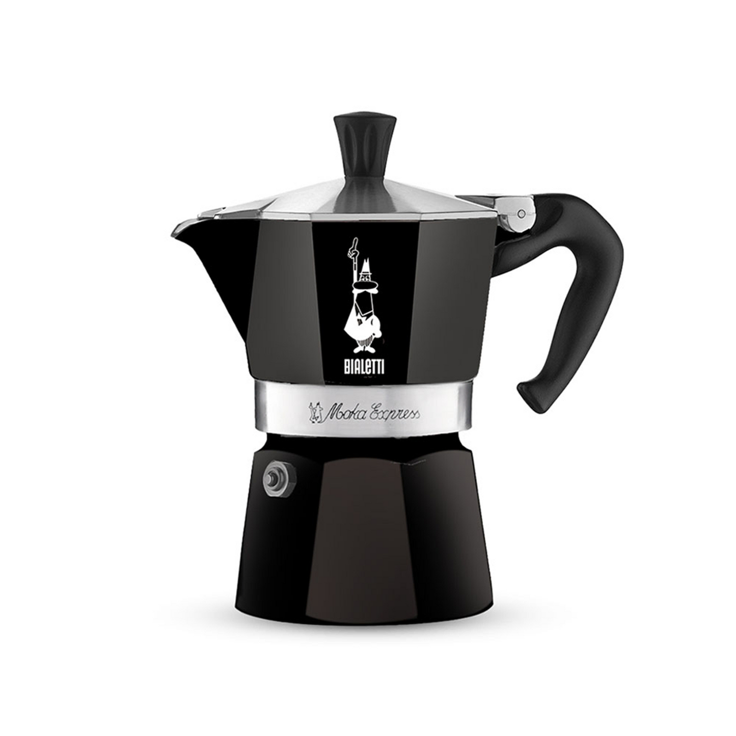 Moka Espresso Maker 3 Cups Black