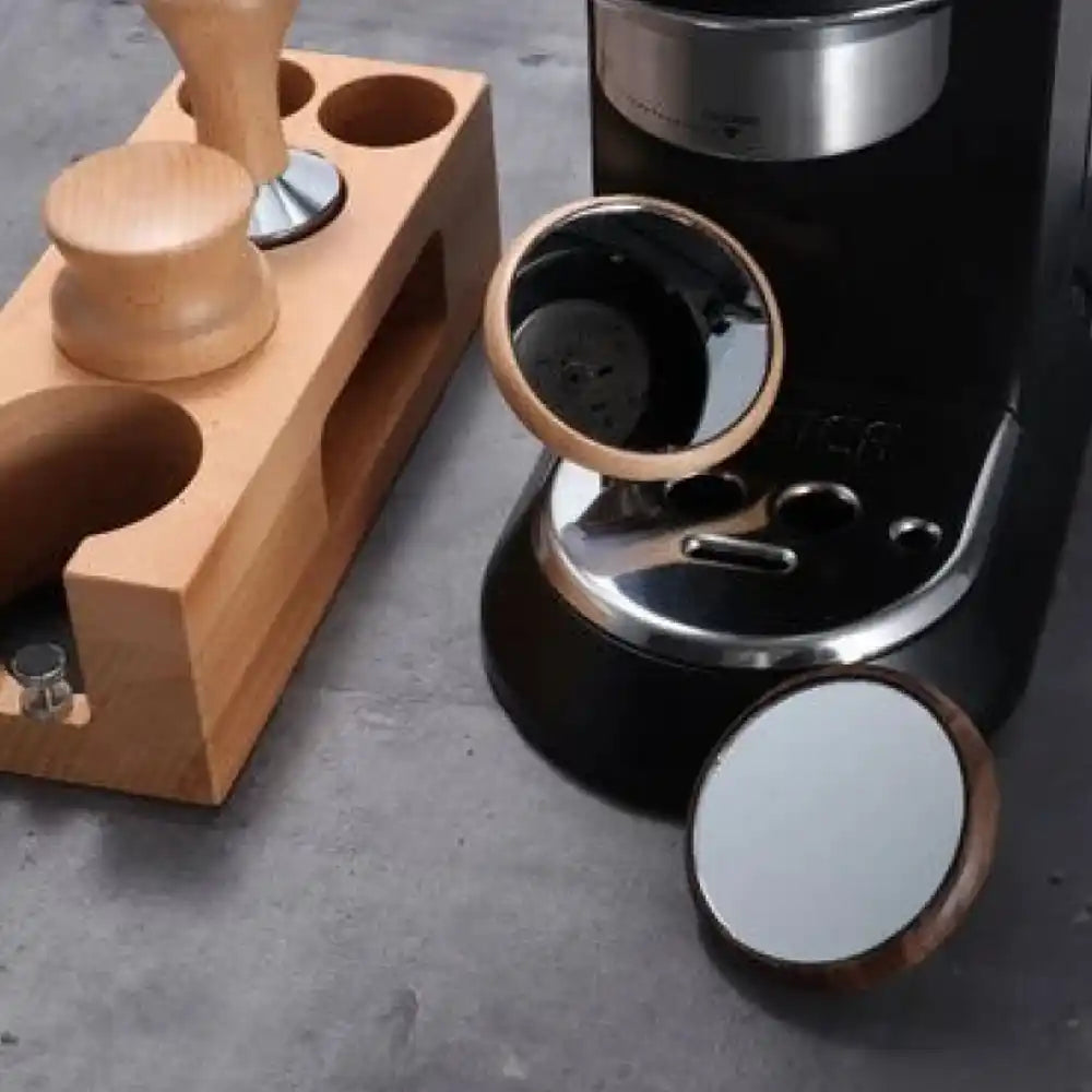 Espresso mirror wooden