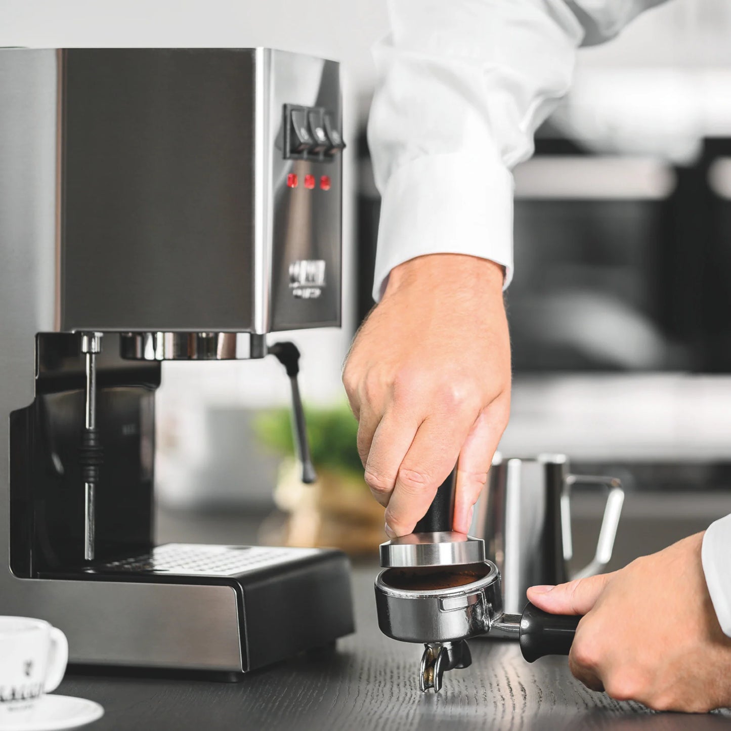 GAGGIA Espresso Machine Classic E24 Bar 15 Potafilter 58 Stainless Steel