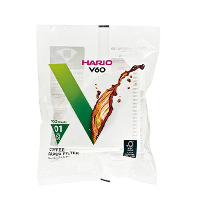 HARIO V60 Filter Paper (01) 100 pcs