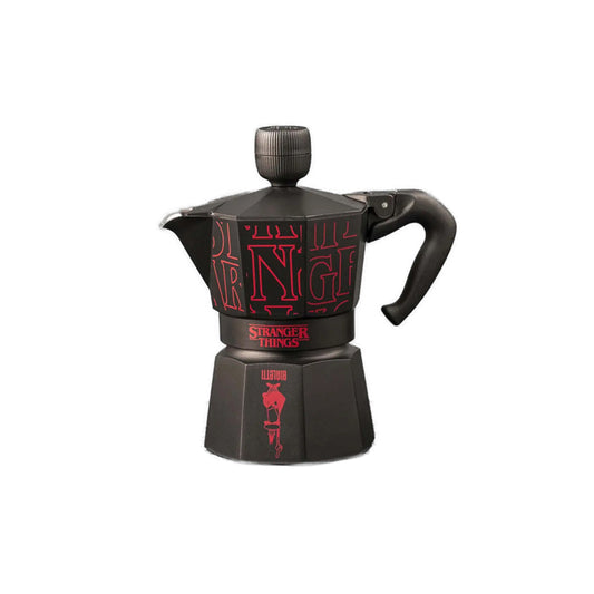 Bialetti Stranger Things Moka Pot 3 Cups Black