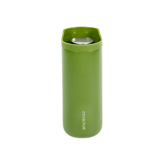 Vacuum insulated mug with lid Green 230ml