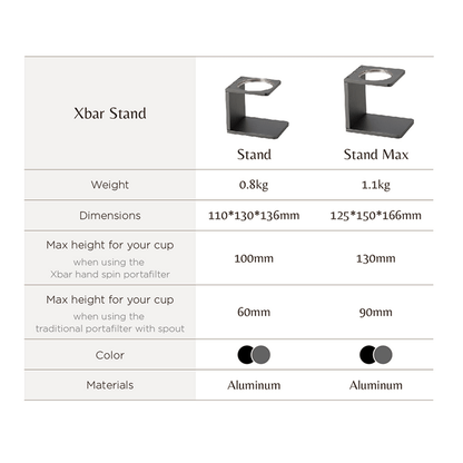 Mini Manual Espresso Machine - X-Bar - Size 58