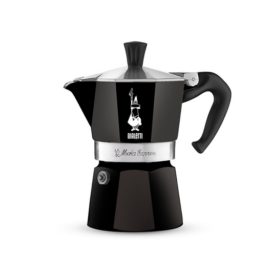 Moka Espresso Maker 3 Cups Black