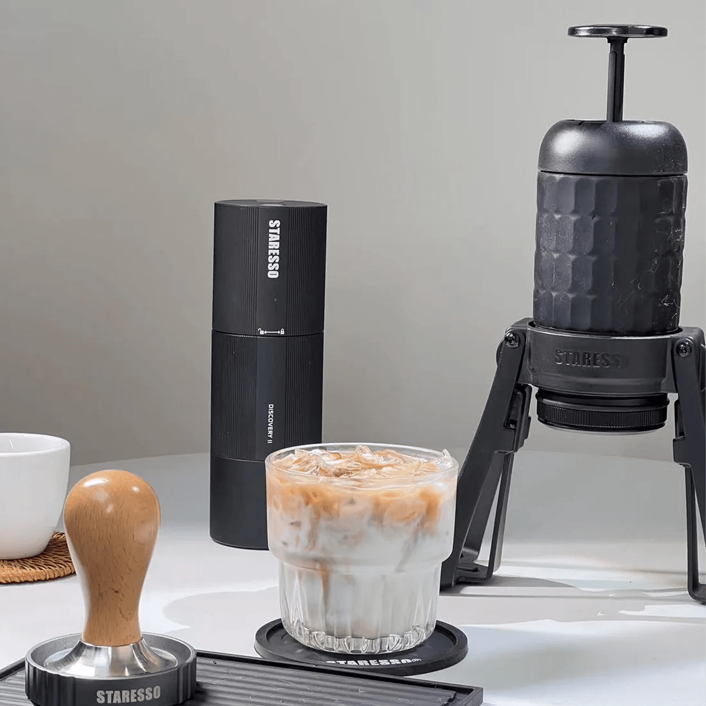 Starso Plus Portable Espresso Machine + Tamper Free