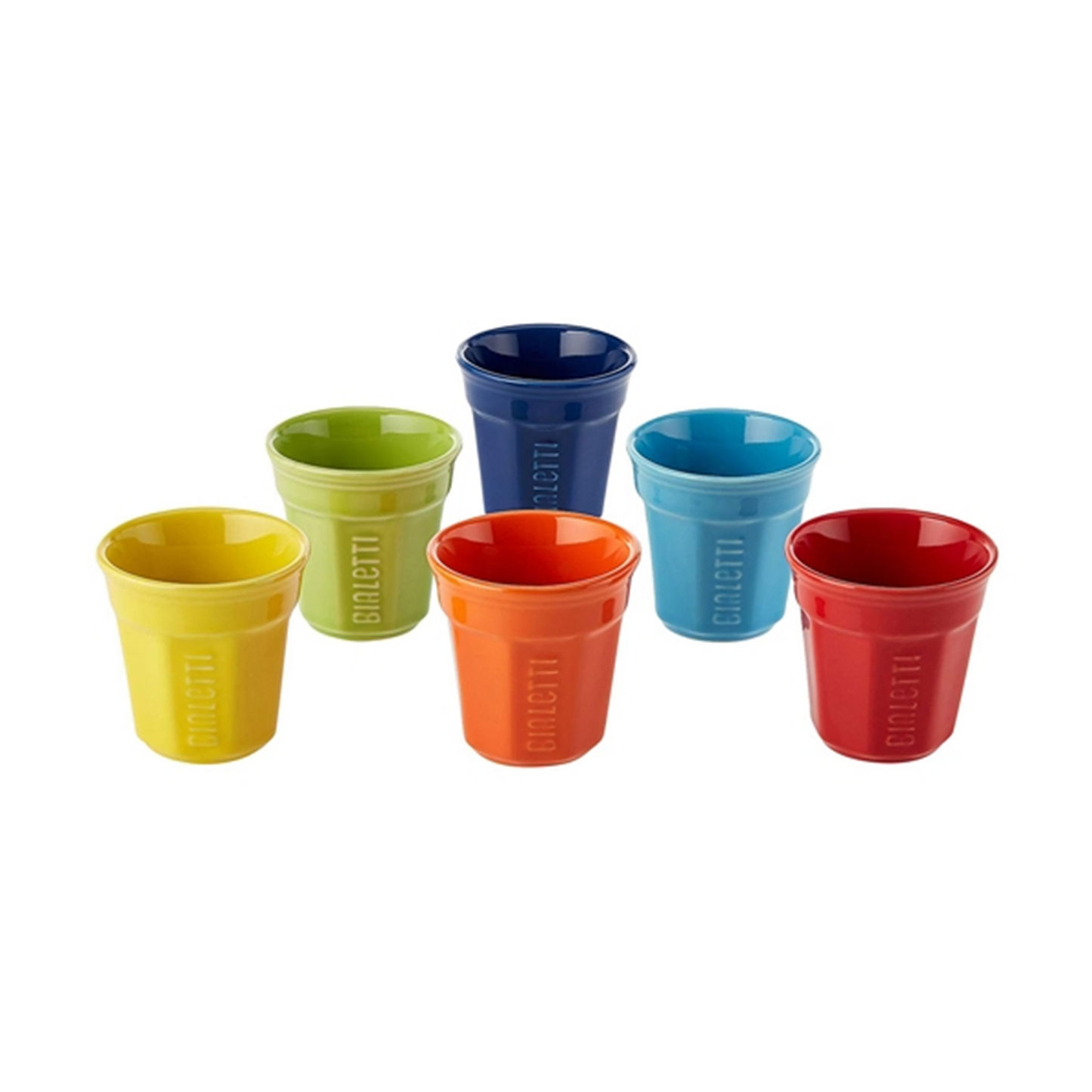 Espresso Cup Ceramic Multicolor 6pcs