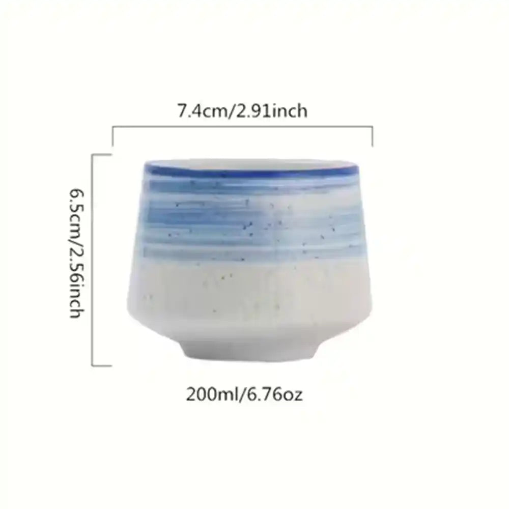 Coffee Ceramic Cup (200ML) Blue