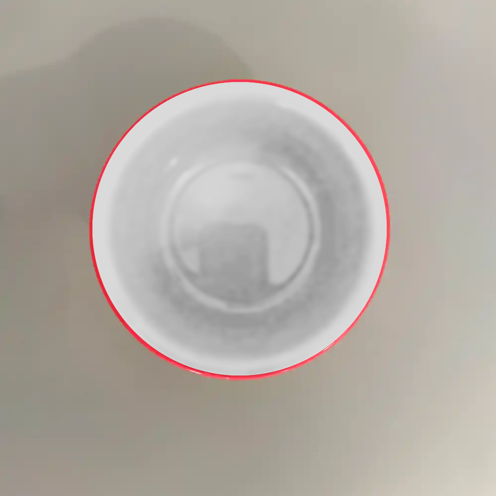 Coffee Cup Ceramic 120ML Red