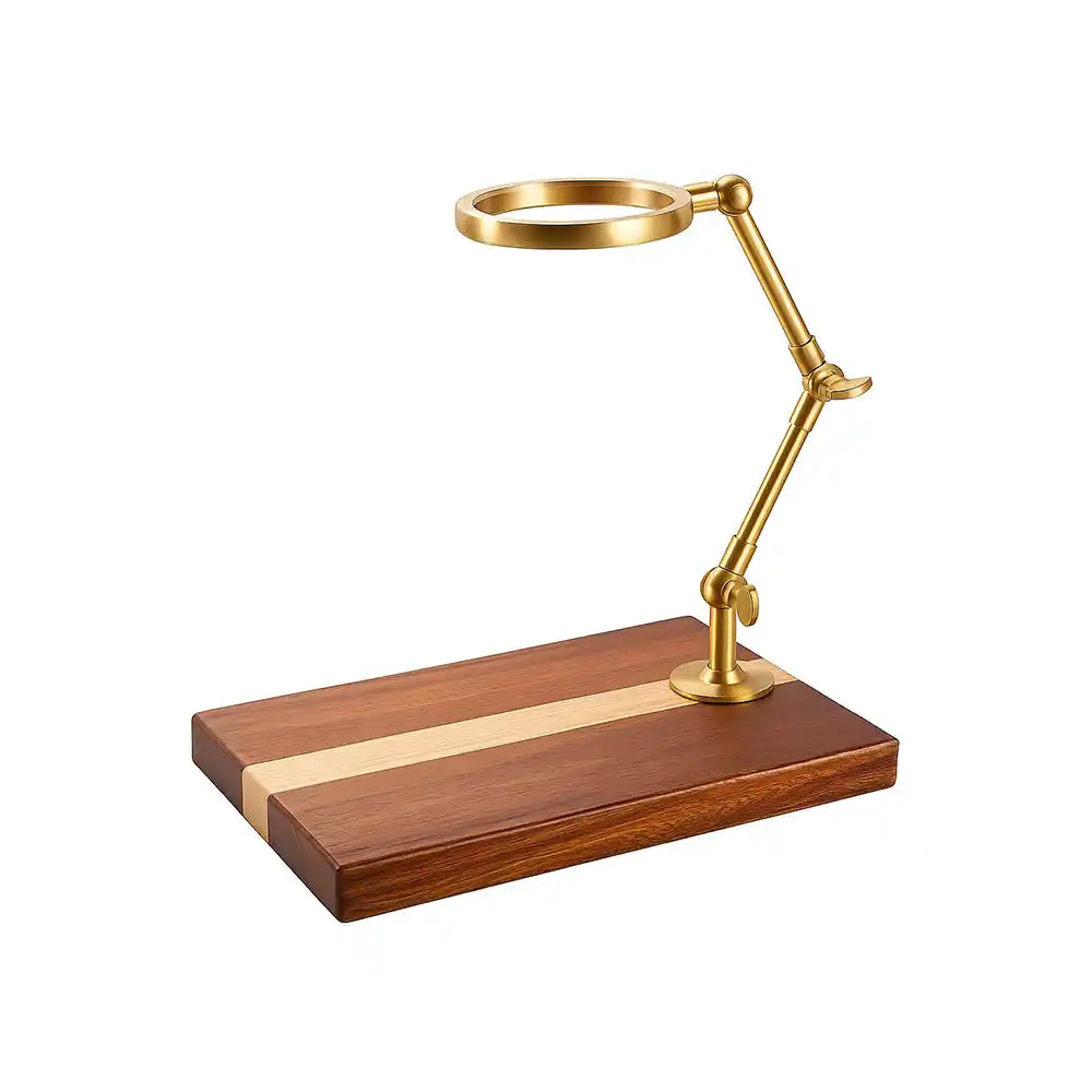 Coffee Dripper Holder, Wooden Base Adjustable