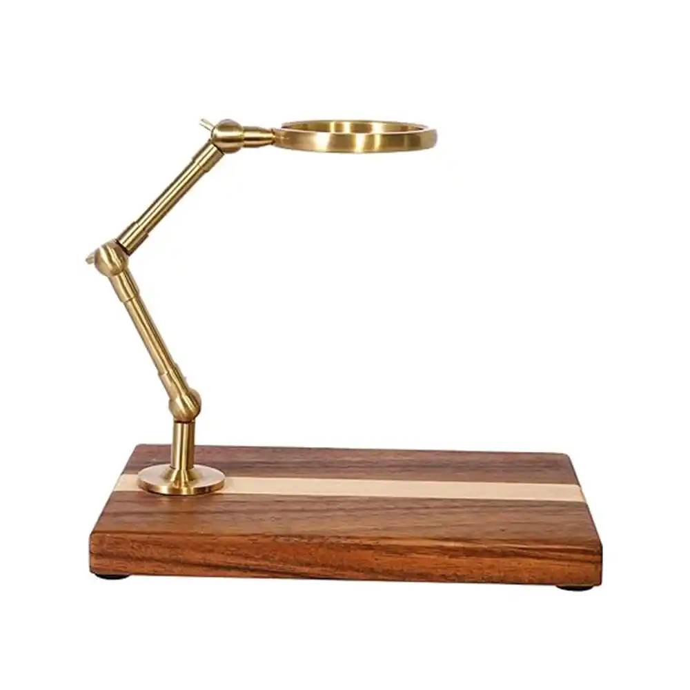 Coffee Dripper Holder, Wooden Base Adjustable