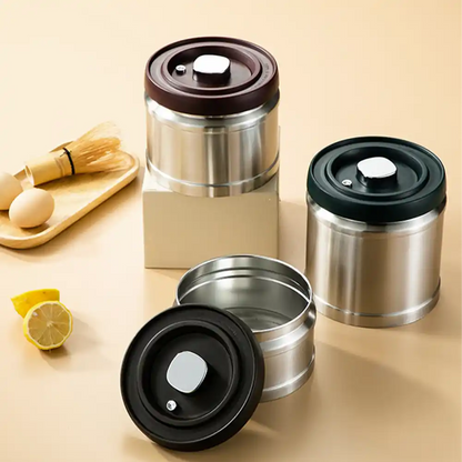 حافظة قهوة فاكيوم ستانلس ستيل سلفر 1100ML