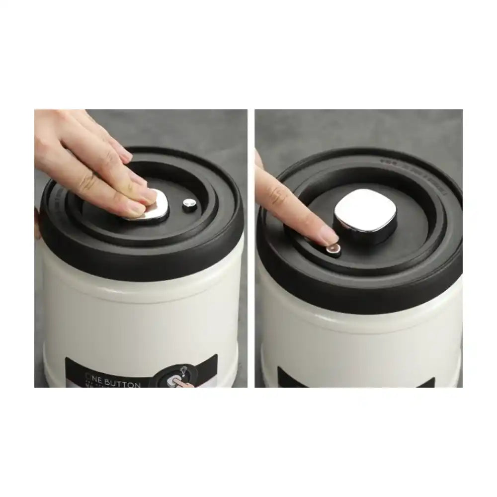 حافظة قهوة فاكيوم ستانلس ستيل سلفر 1100ML