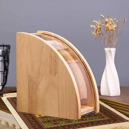 Coffee filter holder wooden