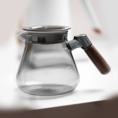 Coffee server 600ML wood handel Gray V60-02