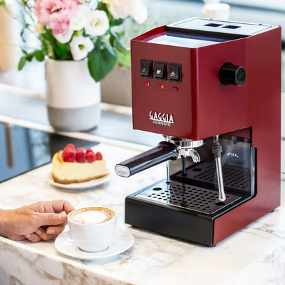 GAGGIA Espresso Machine Classic E24 Bar 15 Potafilter 58 Red
