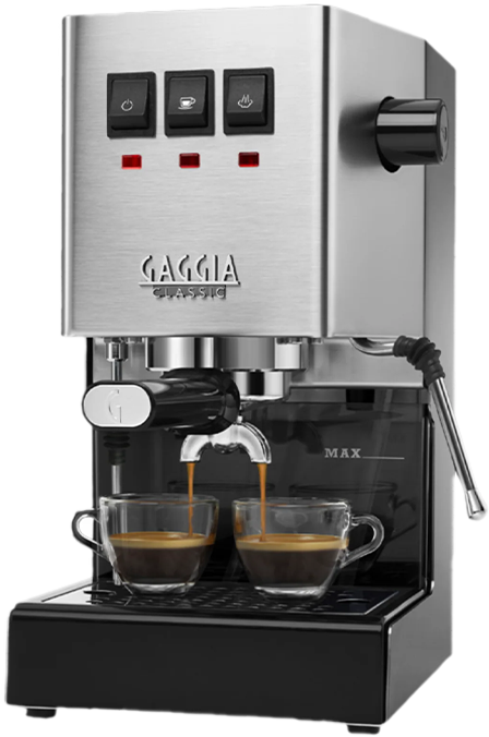 GAGGIA Espresso Machine Classic E24 Bar 15 Potafilter 58 Stainless Steel