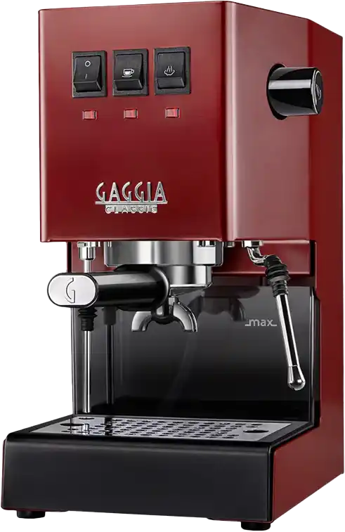 GAGGIA Espresso Machine Classic E24 Bar 15 Potafilter 58 Red
