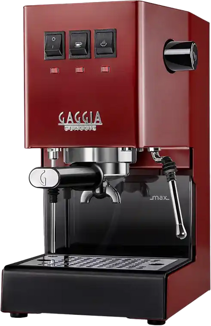 GAGGIA Espresso Machine Classic E24 Bar 15 Potafilter 58 Red