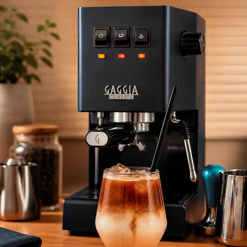 GAGGIA Espresso Machine Classic E24 Bar 15 Potafilter 58 Black