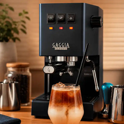 GAGGIA Espresso Machine Classic E24 Bar 15 Potafilter 58 Black