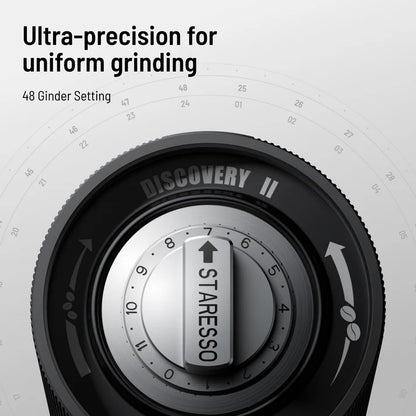 STARESSO Electric Coffee Grinder Discovery II-D6E PLUS