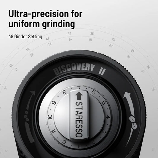 STARESSO Electric Coffee Grinder Discovery II-D6E PLUS