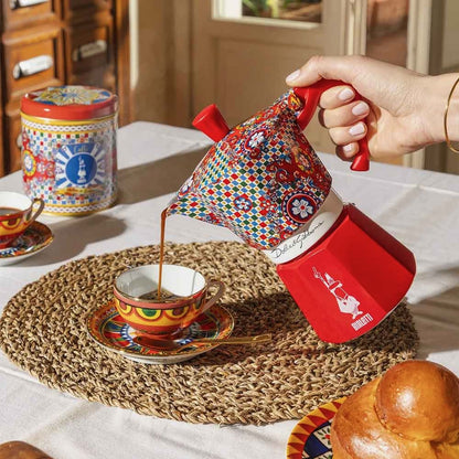 Bialetti D&G Moka Pot 3 Cups Red