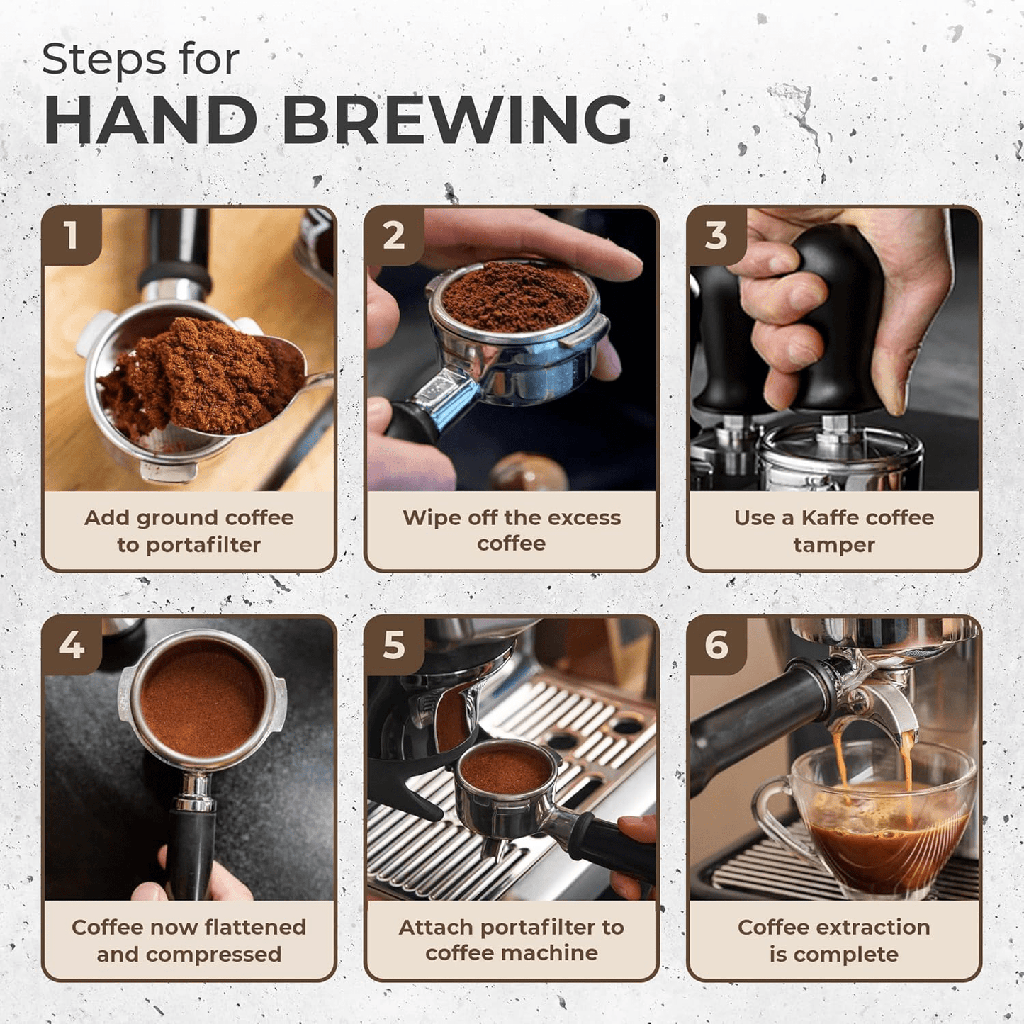 مكبس قهوة أسود ألمنيوم مع سبرنق (تامبر) 51مم