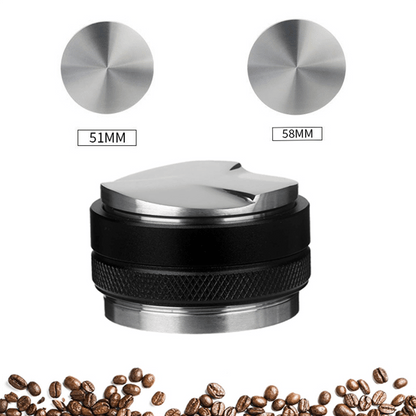 Black Coffee Distributor Tamper 58 1in2 mm